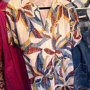 Elegant Multicolor Midi Dress